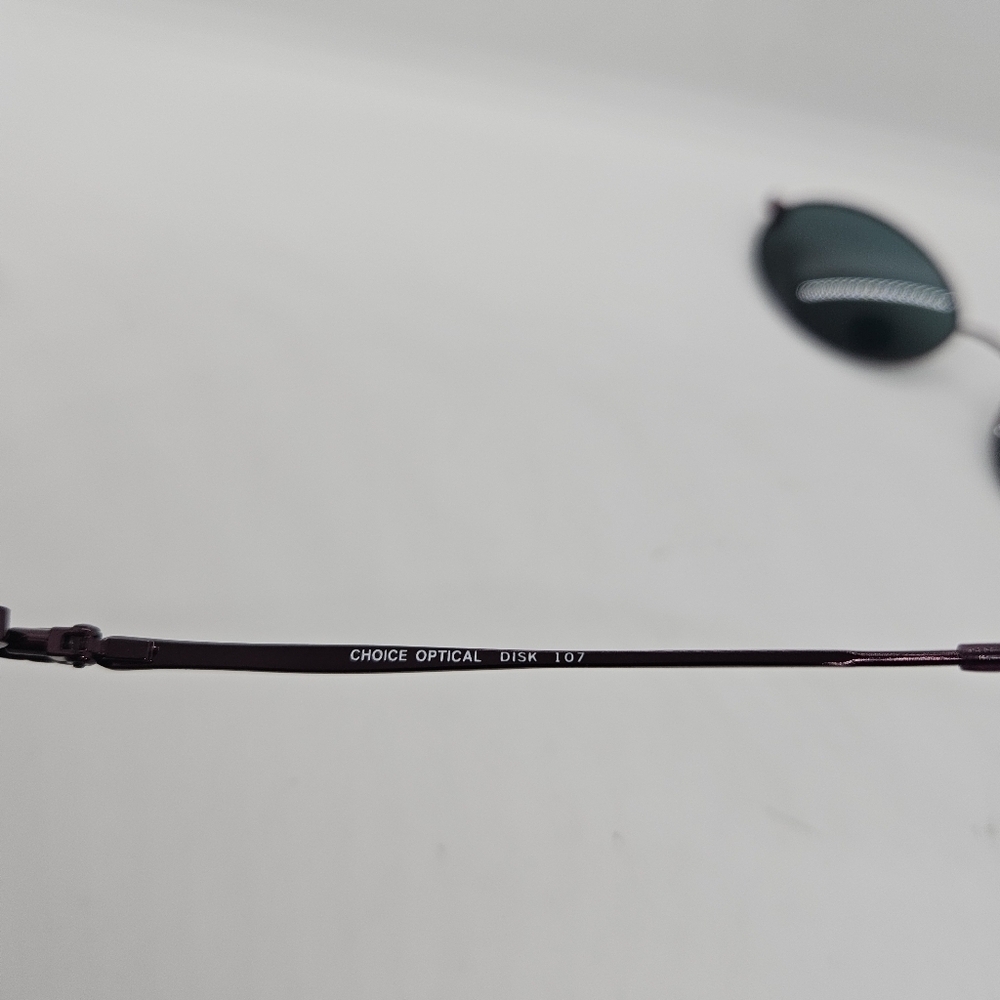 NEW Frame Korea purple wire rimmed glasses with magnetic sunglasses FOR FRAMES - Picture 5 of 7